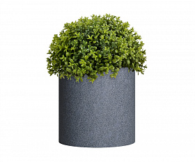 Кашпо Concretika Tube S D40H40 Basalt