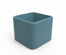 Кашпо Berkano Cubo 60 Blue Pine