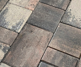 Тротуарная плитка Koldiz Ривьера 50 мм Оникс Коралловый