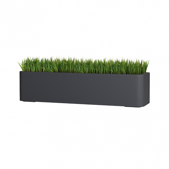 Кашпо TERRAFAKTURA Балконера 80x22x18 Маренго фото 1