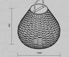 Ландшафтный светильник Plet Maytoni OSL599FL-L5B3K цвет Черный