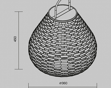 Ландшафтный светильник Plet Maytoni OSL599FL-L5B3K цвет Черный