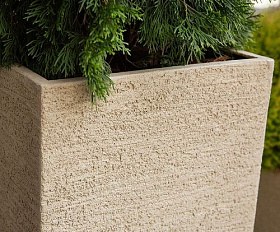 Кашпо Concretika Cylinder D40 H80 Erosia Yellow