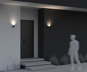 Настенный светильник (бра) Slat Maytoni O044WL-01B цвет Черный