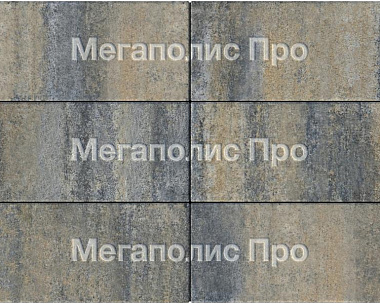 Тротуарная плитка Выбор Прямоугольник Б.5.П.10 600х300х100 мм Искусственный камень Базальт