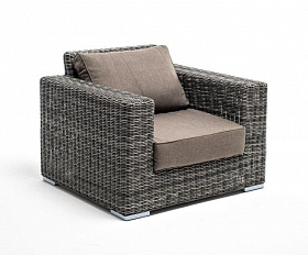 Кресло Боно 4SIS из искусственного ротанга, цвет графит