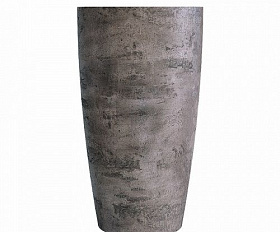 Кашпо Concretika Conus D40 H80 Concrete Grey Dark