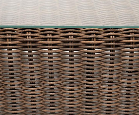 Лаунж-зона Боно 4SIS из искусственного ротанга, цвет коричневый