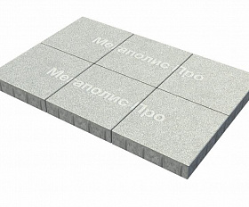 Тротуарная плитка Фабрика Готика Квадрат 400х400х60 мм Голд 1