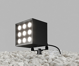 Ландшафтный светильник Ares Maytoni O309FL-L18B3K цвет Черный