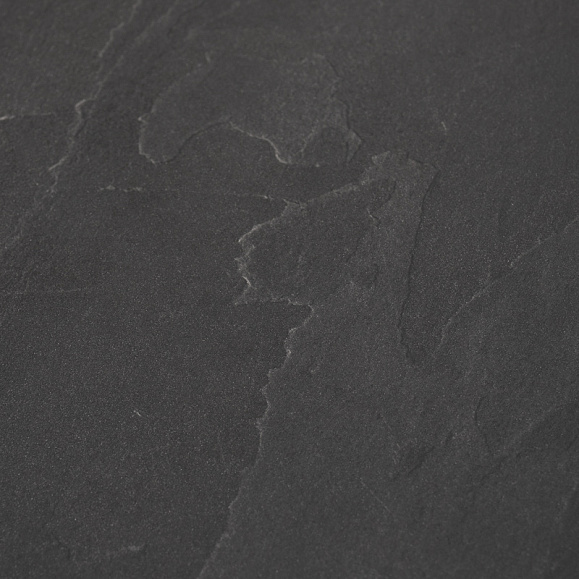 Венето обеденный стол из HPL 90х90см, цвет серый гранит, каркас черный фото 6