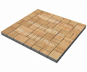 Тротуарная плитка Выбор Мюнхен Б.2. Фсм.6 60 мм Листопад гранит Сахара