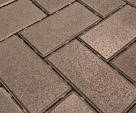 Тротуарная плитка Koldiz 80 мм Моно Коричневый