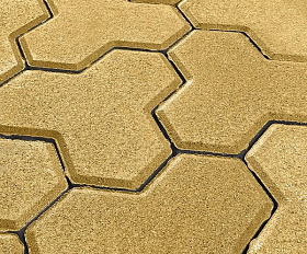 Тротуарная плитка Koldiz Трилистник 100 мм Моно Желтый