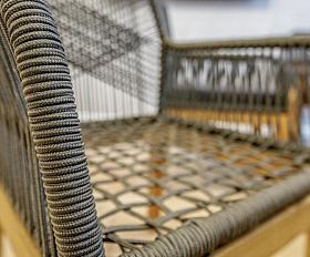 Комплект Chloe с кофейным столом Royal Family из дерева, цвет серый