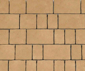 Тротуарная плитка Каменный Век Старый город 60 мм. Желтый