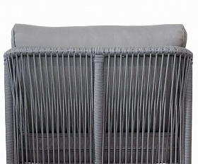 Кресло Канны 4SIS из роупа (веревки), цвет светло-серый