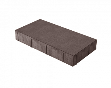 Тротуарная плитка Нобетек Прямоугольник 4П6ф 400x200x60 Коричневая