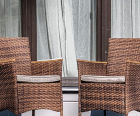 Угловой комплект Zorro Wood Double Royal Family из искусственного ротанга, цвет коричневый