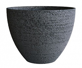Кашпо Concretika Upon D65 H55 Erosia Gray