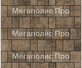 Тротуарная плитка Выбор Старый город Листопад 1Ф.8 Гранит 80 мм. Шелковица