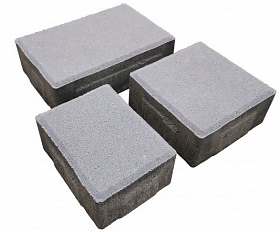 Тротуарная плитка Лидер 40 Старый Город 60 мм Светло-серый