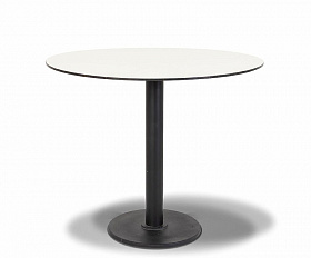 Каффе интерьерный стол из HPL круглый Ø70см, цвет молочный