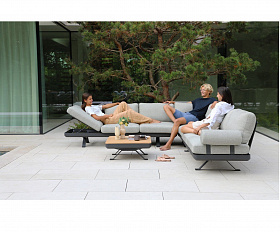 Комплект лаунж мебели Lund Brafritid антрацит/серый, алюминий