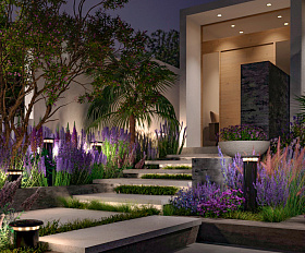 Ландшафтный светильник Grip Maytoni O460FL-L10GF3K1 цвет Графит