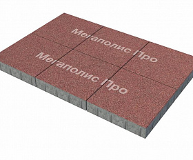 Тротуарная плитка Фабрика Готика Квадрат 400х400х60 мм Сильвер 9
