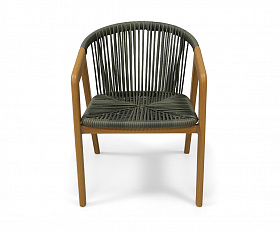 Будапешт стул из искусственного ротанга, цвет темно-серый