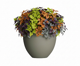 Кашпо Concretika Гира D50H43 Грине 7006