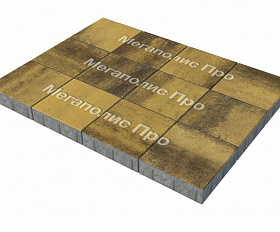 Тротуарные плиты Выбор Квадрат Б.1.К.8 300х300х80 мм Листопад Янтарь