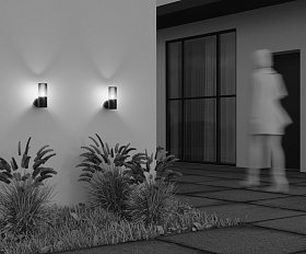 Настенный светильник (бра) Amas Maytoni O432WL-01GF цвет Графит