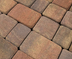 Тротуарная плитка Нобетек Новая Классика 1НКЛ5Ф Колормикс №27 Карамель