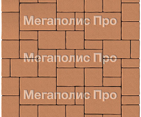 Тротуарная плитка Выбор Мюнхен Б.2. Фсм.6 60 мм Стандарт Оранжевый