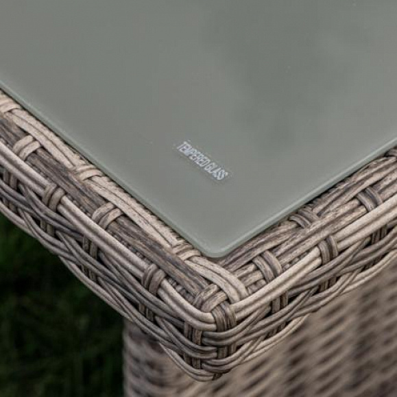 Угловой комплект Zorro Plus Double Royal Family из искусственного ротанга, цвет серый фото 6