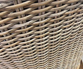 Комплект обеденной мебели Ontario-Catherine Brafritid коричневый/бежевый, тик/искусственный ротанг