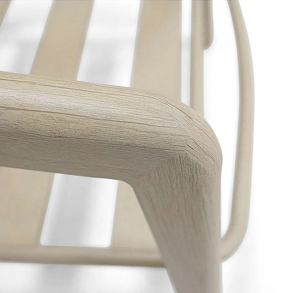 Брюссель диван двухместный из искусственного ротанга, цвет серый, каркас под дерево (холодно-бежевый) фото 3