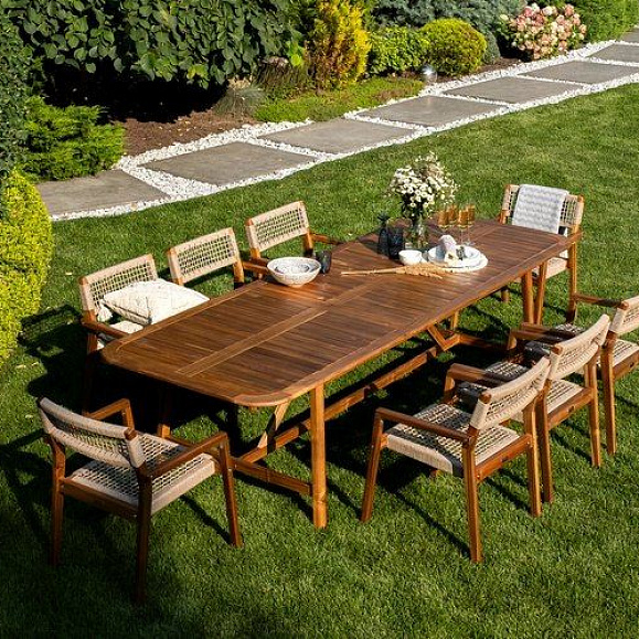 Стол из акации CALISTO раздвижной 219/278 см Joygarden фото 3