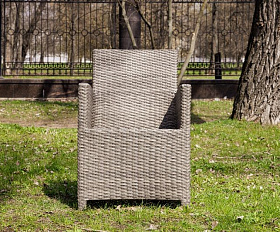 Обеденное кресло Fiona Royal Family из искусственного ротанга, цвет серый