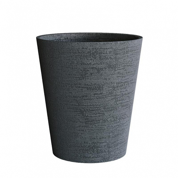 Кашпо Concretika Кратер D60 H50 Эрозия серый фото 1