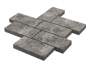 Тротуарная плитка Stellard Патио 80 мм Грей