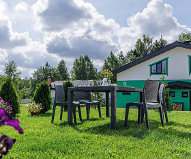 Обеденный комплект July S Royal Family из пластика, цвет графит