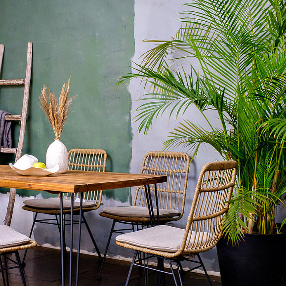 Обеденный стул плетеный CHARLOTTE Joygarden фото 5