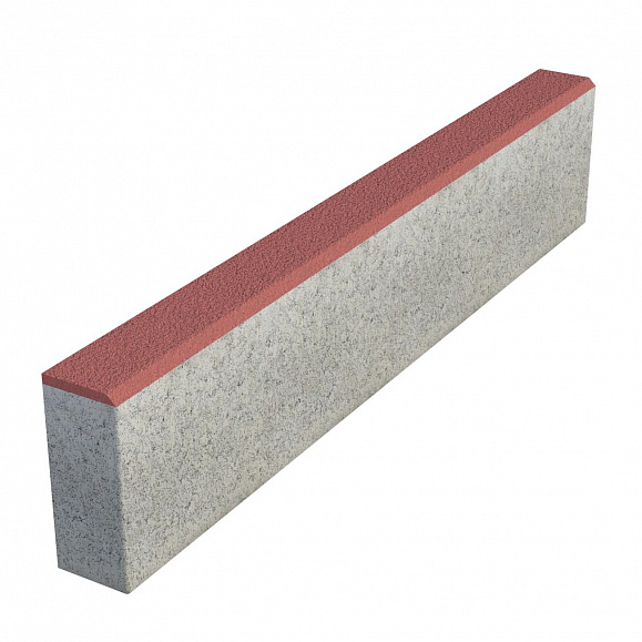 Бордюр тротуарный Выбор БР100х20х8 Гранит Красный фото 1
