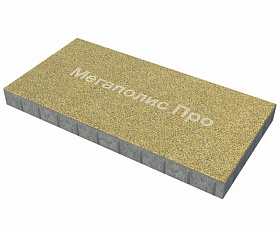 Тротуарная плита Фабрика Готика 1000x500x80 мм Голд 4