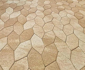 Тротуарная плитка Выбор Скошенный шестиугольник Б.1.ШГ.6 60 мм Искусственный камень Степняк