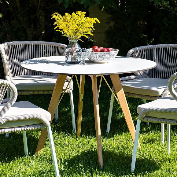 Обеденная группа Фоджа 4SIS на 4 персоны, цвет бежевый фото 3