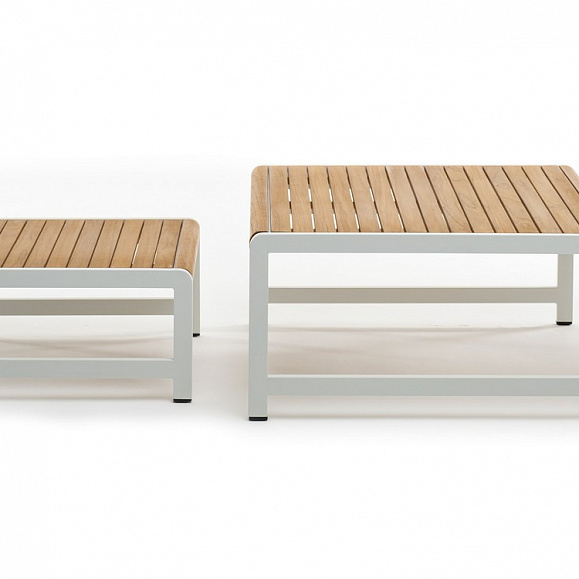 Комплект кофейных столов из алюминия MAYA белый Joygarden фото 5